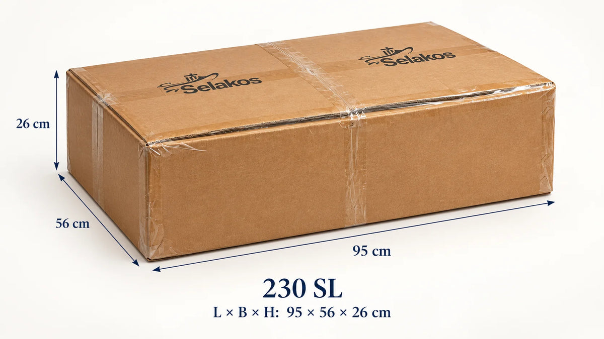 Selakos 230-AIR Grün/Schwarz Verpackung