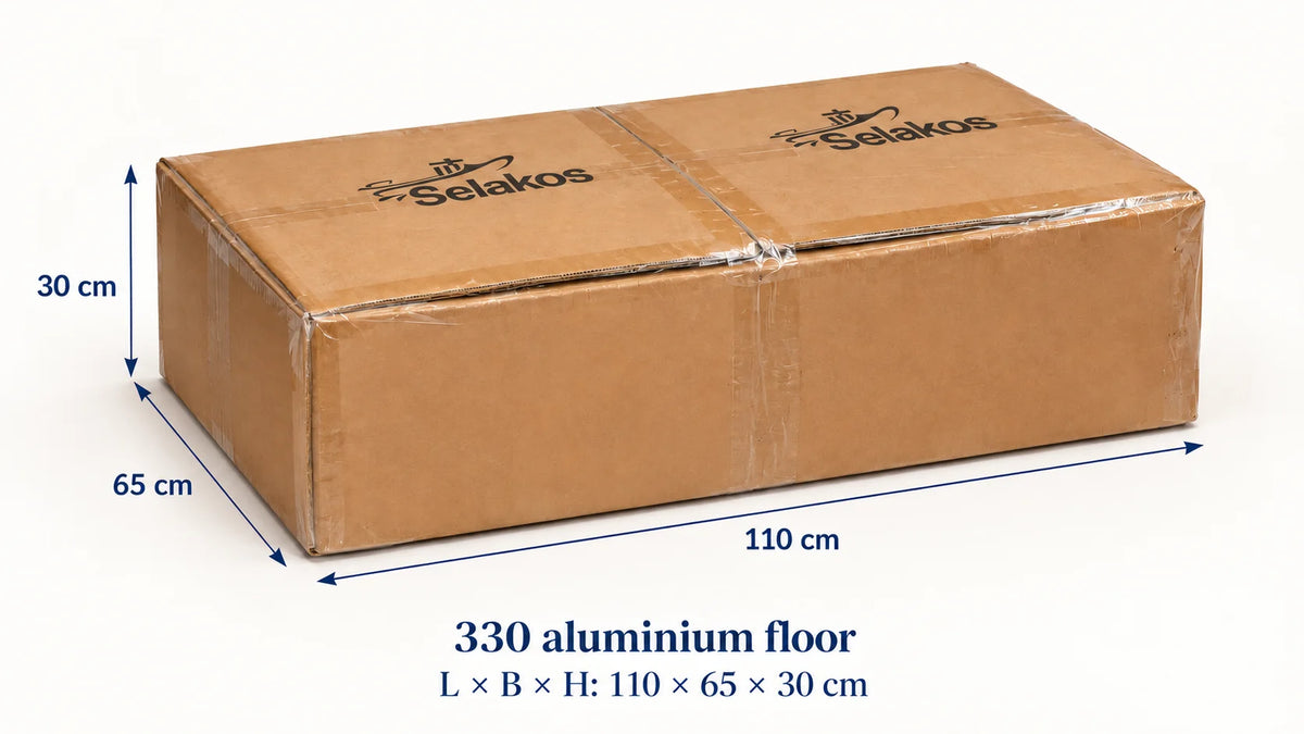 Selakos 330-AL Blue/White packaging